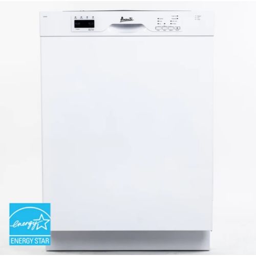 Avanti 24" Built In Dishwasher, White